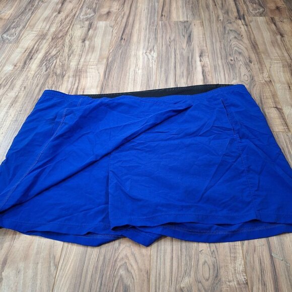 LL Bean womens Swim Skort Blue size 22W - Picture 1 of 5